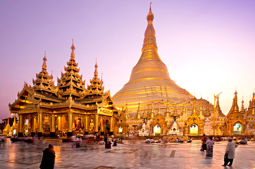 chùa vàng Shwedagon