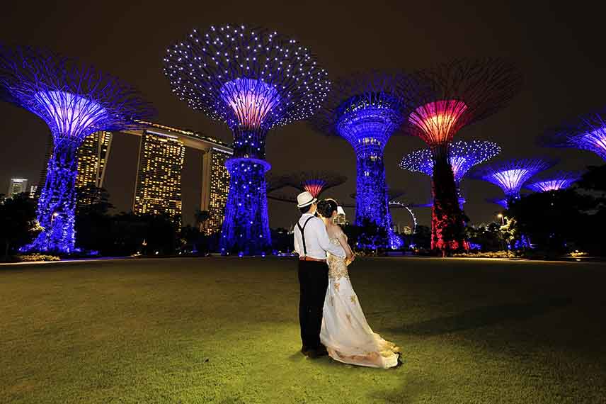 Bộ ảnh cưới lung linh tại Singapore