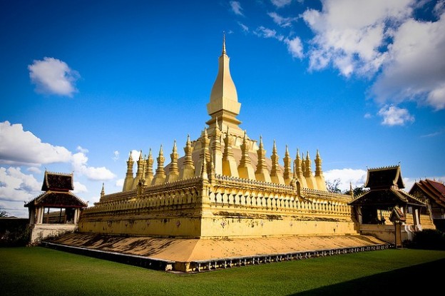 Thạt Luổng - ngôi chùa to đẹp nhất ở Lào