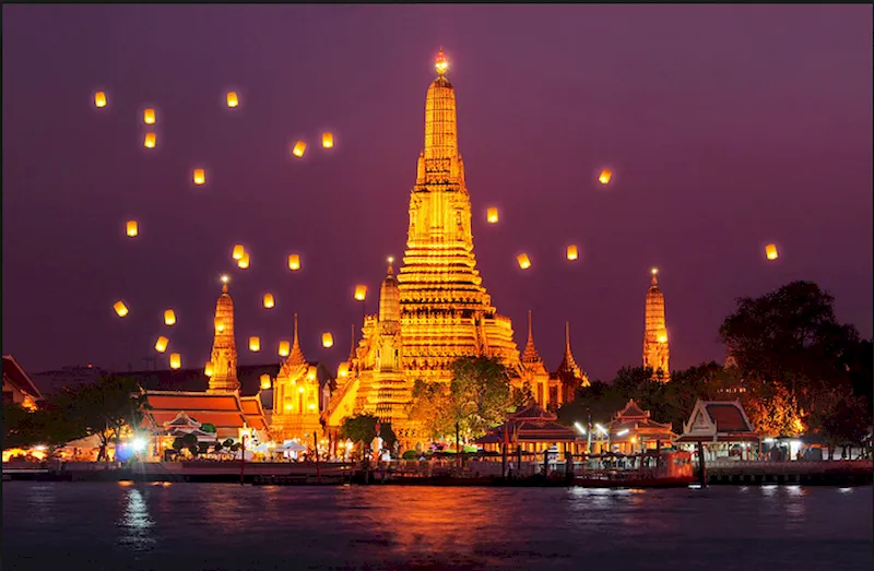 Thái Lan nhiều đền chùa linh thiêng