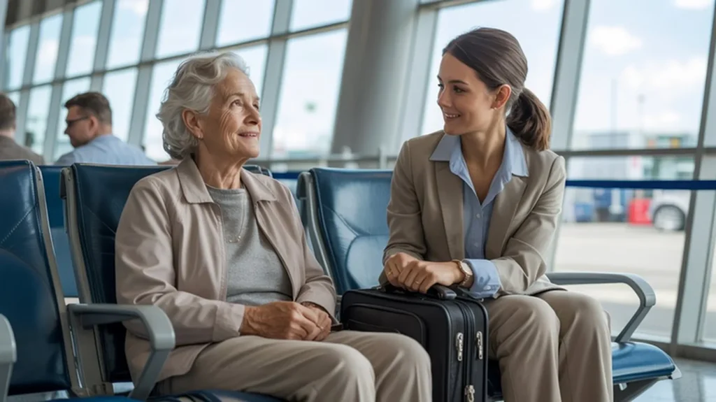 Dịch vụ hỗ trợ người cao tuổi đi máy bay Lao Airlines