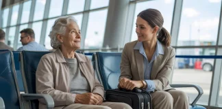 Dịch vụ hỗ trợ người cao tuổi đi máy bay Lao Airlines