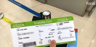 Sửa tên vé máy bay Lao Airlines